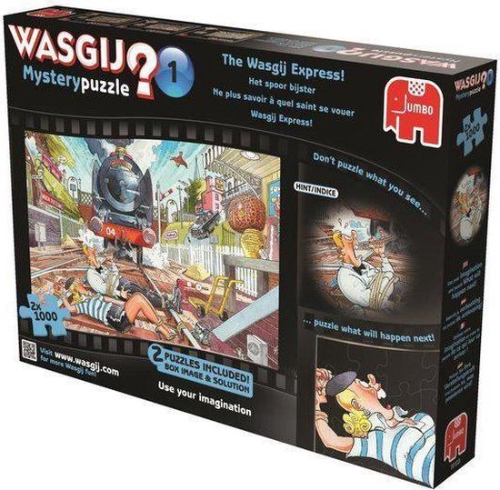 strijd kapsel september Wasgij Mystery 1 De Wasgij Express! puzzel - 2 x 1000 stukjes | bol.com