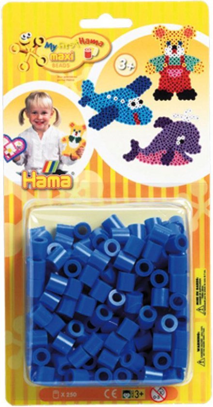 Hama Perles À Repasser Midi - Bleu Pétrole, 3000 Pcs à Prix