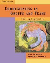 Communicating In Groups And Teams