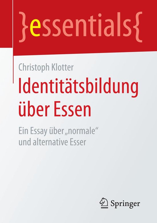 essentials - Identitätsbildung über Essen - cover