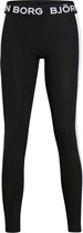 Bjorn Borg LA Stripe dames tight - performance - zwart / wit - maat S