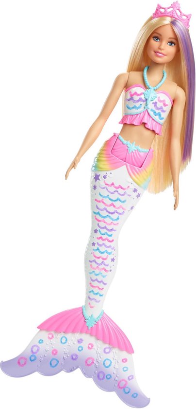 Gedwongen Woordenlijst hersenen Barbie Crayola Zeemeermin - Barbiepop | bol.com
