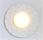 Funnylight kinderlamp XL LED sterrenwereld wit - plafonniere met witte glow in the dark sterren