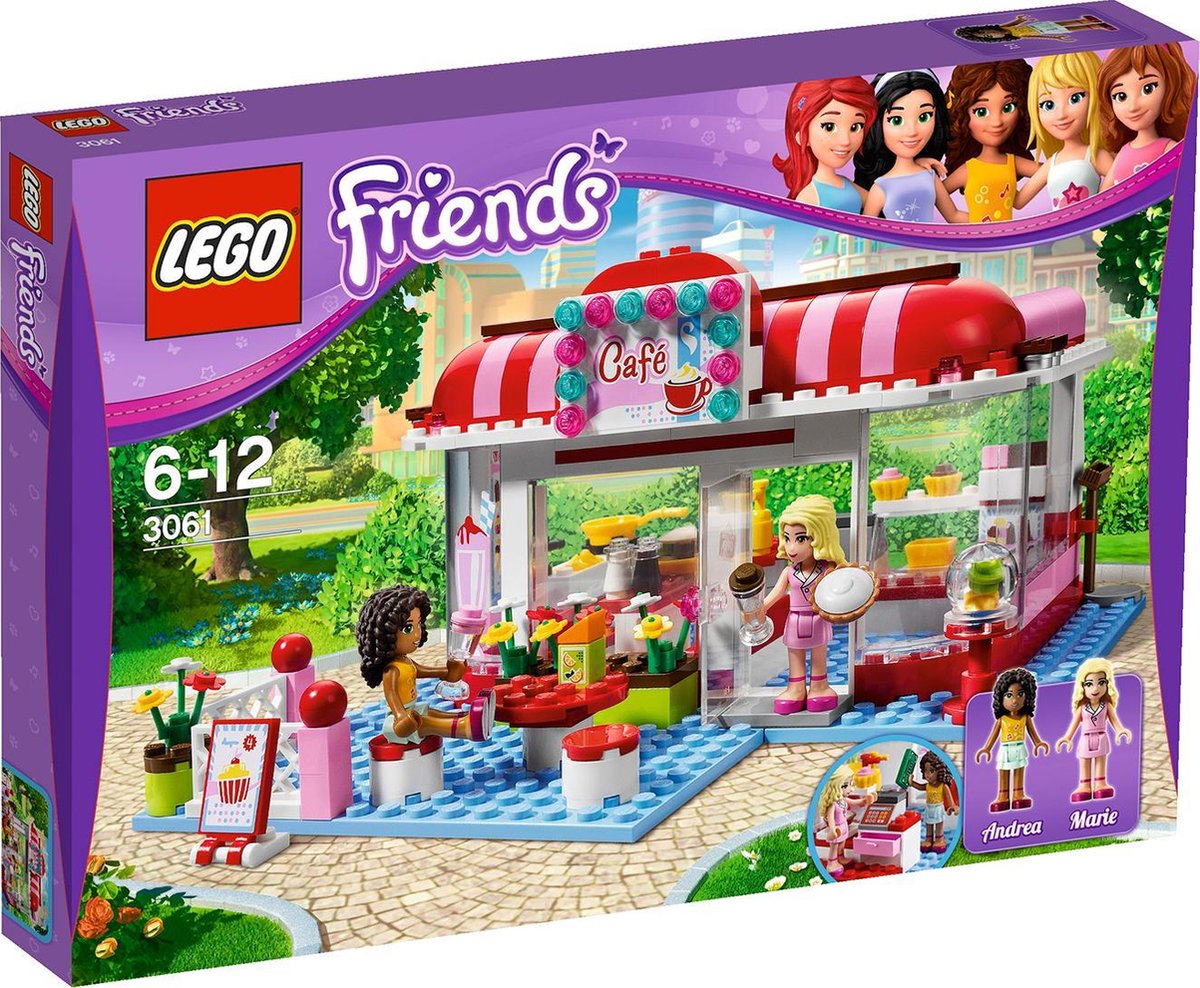 Illusie Gelijkwaardig zoet LEGO Friends City Park Café - 3061 | bol.com