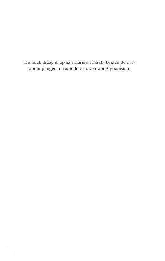 Pagina met opdracht uit "Duizend schitterende zonnen".