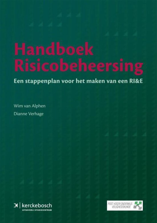 Cover van het boek 'Handboek risicobeheersing'