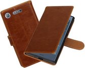 BestCases - Sony Xperia XZ1 Pull-Up booktype hoesje bruin