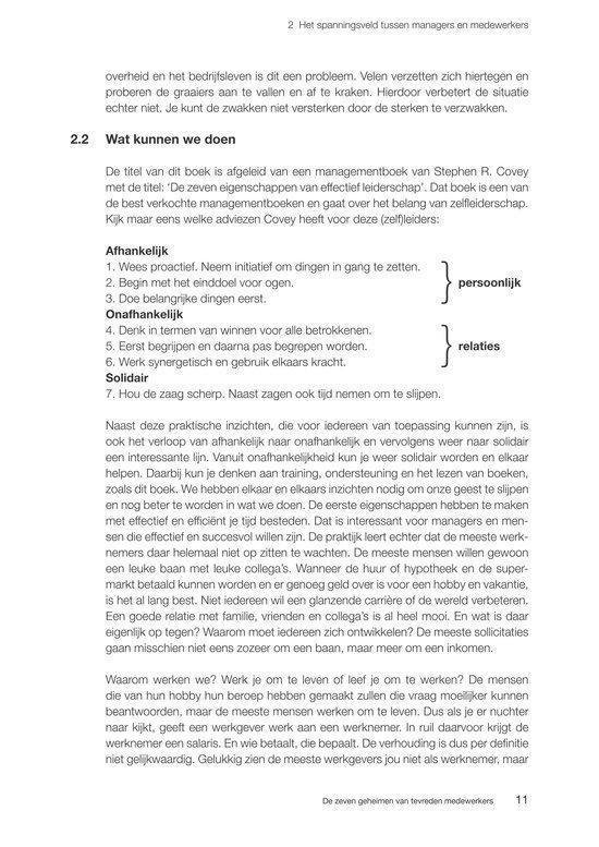 De zeven geheimen van tevreden medewerkers