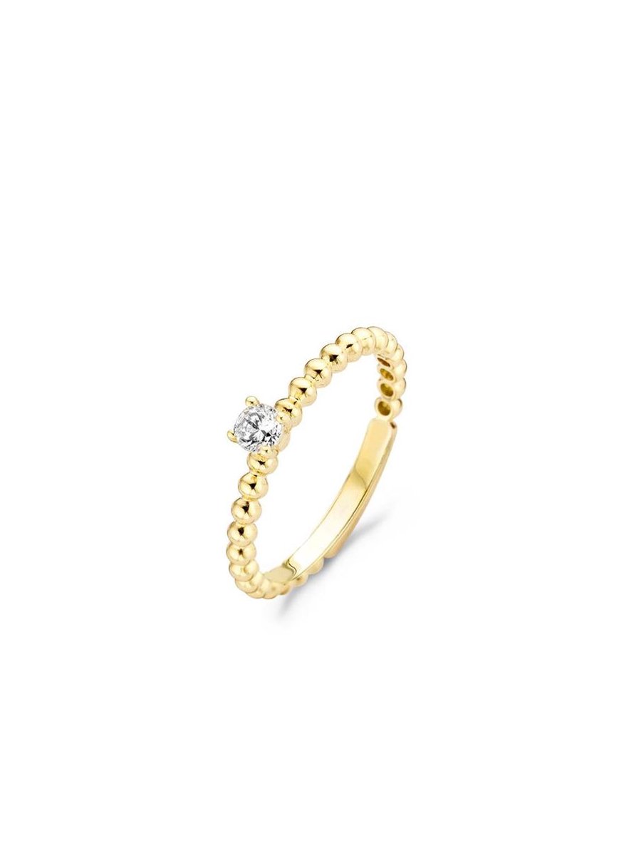 Blush Ring 1111YZI - Geel Goud (14Krt.) met Zirconia