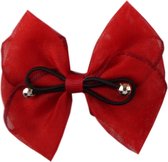 Jessidress Haar clip met een stoere strik - Rood