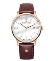 Maurice Lacroix EL1118-PVP01-112-1 horloge heren - bruin - edelstaal PVD rosé