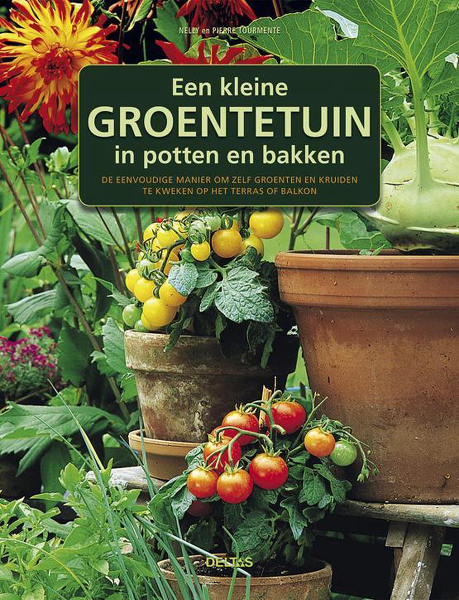 Een kleine groentetuin in potten en bakken, Nelly Tourmente | 9789044736335  | Boeken | bol.com