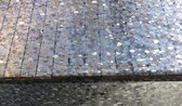 Hoogwaardig Transparant Tafellaken - Tafelzeil - Tafelkleed - Doorschijnend - Dessin met reliëf - Soepel - Afwasbaar - Rechthoekig – 140cm x 240cm - Stones