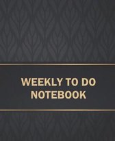 Weekly to Do Notebook