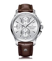 Maurice Lacroix PT6388-SS001-130-1 horloge heren - bruin - edelstaal