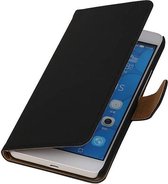 Bookstyle Wallet Case Hoesjes voor Huawei Honor 6 Plus Zwart