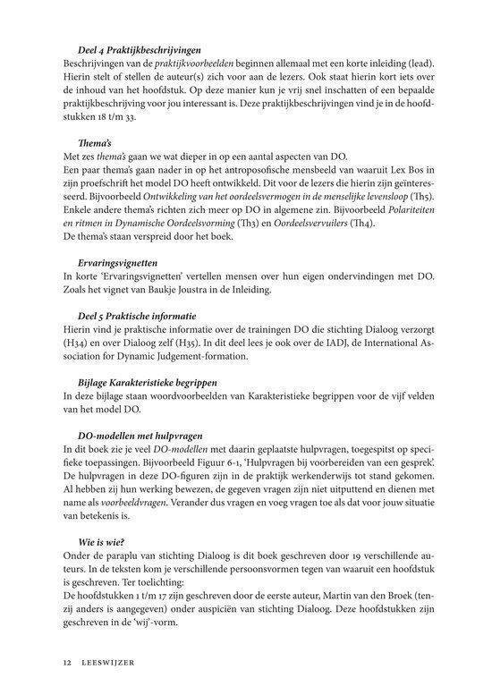 Praktijkboek dynamische oordeelsvorming