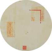 Authentique Tafellaken - Tafelkleed - Tafelzeil - Rond 150 cm Ø - Geweven onderlaag - Geen Plooien - Duurzaam - Beige
