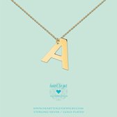 Heart to Get Big Initial letter A Ketting LB142INA16G