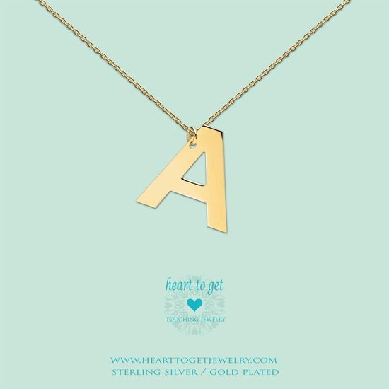 Heart to Get Big Initial letter A Ketting LB142INA16G