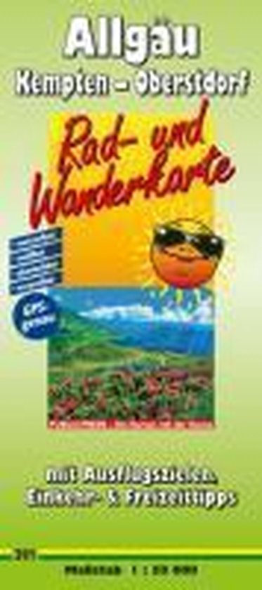 Rad- und Wanderkarte Allgäu, Kempten - Oberstdorf 1 : 50 00 ... - cover