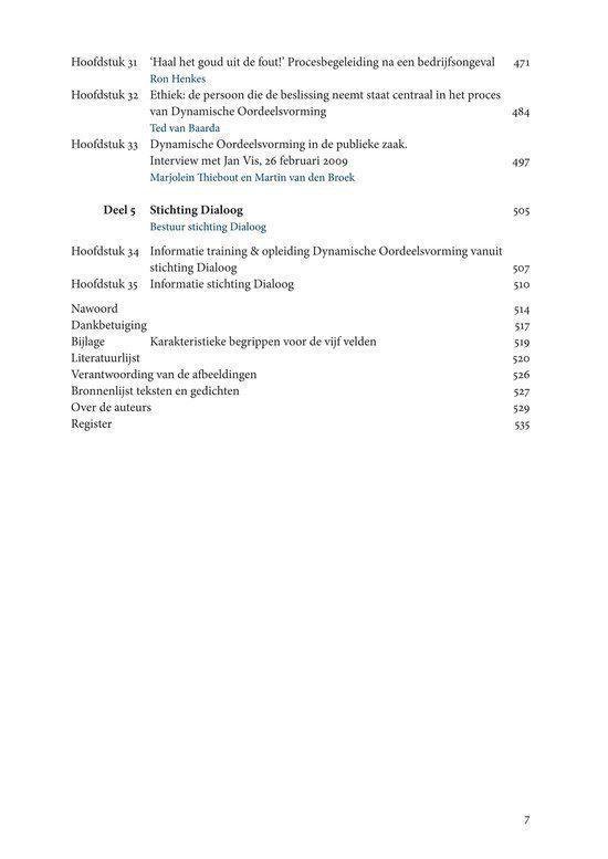 Praktijkboek dynamische oordeelsvorming