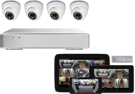 beveiligingscamera set voor winkelpand camera met nachtzicht en opname |  bol.com