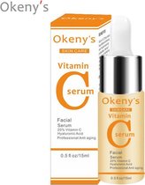Vitamine C Serum - 15 ml - Hyaluronic - Anti Aging - Natuurlijk Essential Oil - Anti-rimpel gezicht Serum
