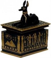Anubis Sieradendoos prachtig afgewerkt met Hiërogliefen
