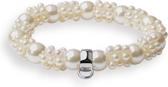 Quiges - Bracelet Charm Charm Perle 20cm - Argent 925 - HCB004