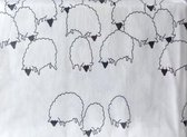 Flanel Laken 240x275 sheep Crm