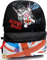 WITHIT UK Mad Cow rugzak rugtas school tas A4 Super leuk! Met grappige buttons!