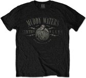 Muddy Waters Heren Tshirt -L- Electric Blues Vintage Zwart