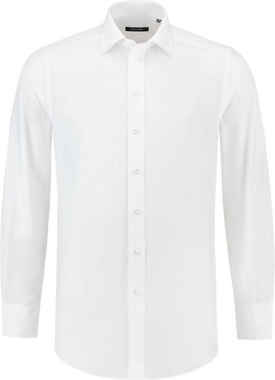 Chemise homme Tricorp Oxford basic-fit - Corporate - 705005 - Blanc - taille 38/5
