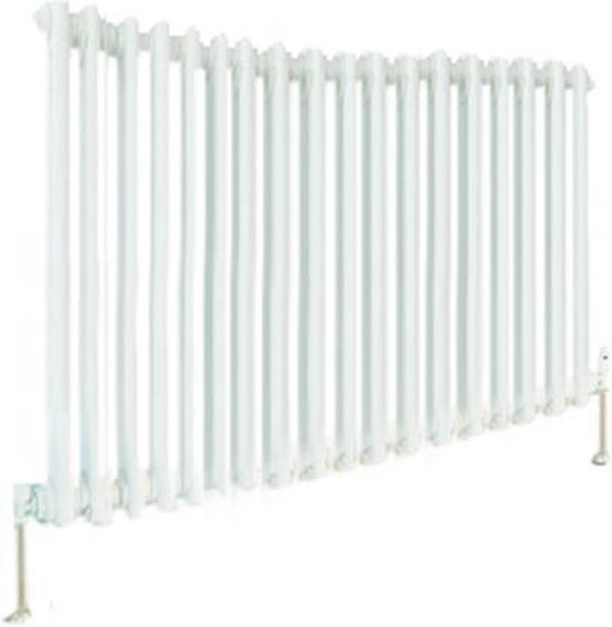 Design radiator horizontaal 2 kolom staal wit 60x83,3cm 1133 watt -  Eastbrook Rivassa | bol.com