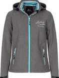 | Nord Cape dames softshell jas Fay licht grijs | Nord Berg dames softshell jas Fay light blue