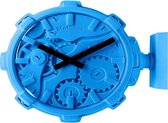 Mal Furniture Horloge Murale Stéréo Bleu