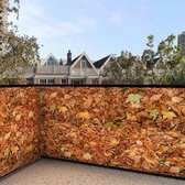Balkonscherm herfst bladeren - BalkonschermenPlanten - Vinyl - 100x300cm Enkelzijdig