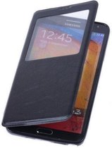 View Case Zwart Samsung Galaxy Note 3 TPU Bookcover Hoesje
