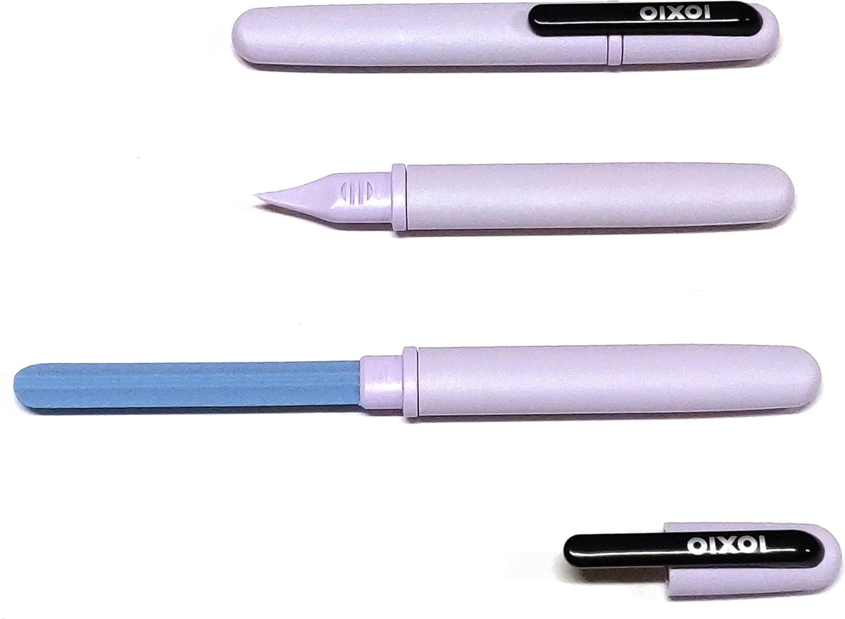 IOXIO - Keramische Nagelvijl - Candy - lengte 14 cm. - vijloppervlak 8,5 x 1 cm. - Lila.