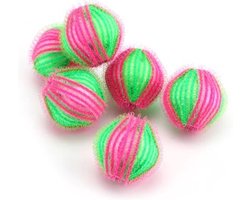 6 stuks ontharingsballen voor in de wasmachine - Anti-Pluis Wasbal Set - Nylon Wasmachine Ballen - Wasballen Wasbol - Pluisballen