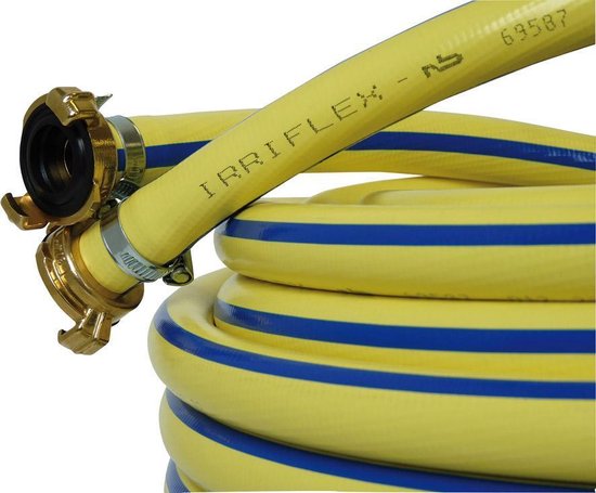 JEP een paar Geven Waterslang Irriflex 25m PVC, geel 1/2"" m.kopp." | bol.com