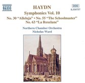 Haydn: Symphonies nos 30, 55 & 63 / Ward, Northern CO