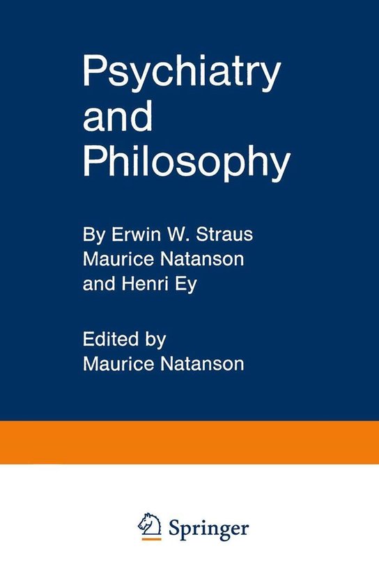 Psychiatry and Philosophy (ebook), Erwin W. Straus 9783642879845