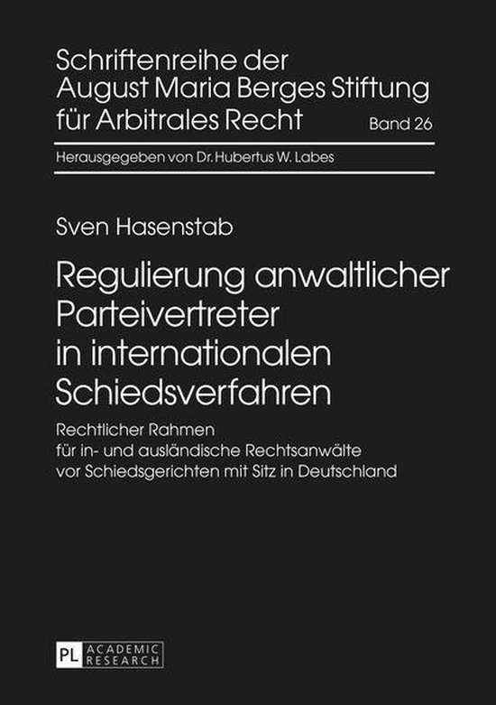 Schriftenreihe der August Maria Berges Stiftung fuer Arbitra ... - cover