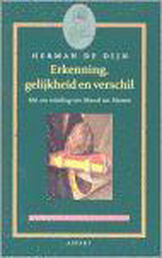 Cover van het boek 'Erkenning gelijkheid en verschil' van H. de Dijn