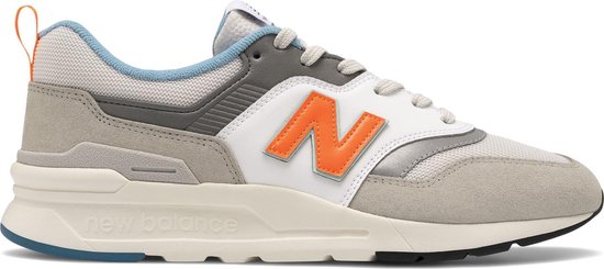 New Balance Sneakers - Maat 40 - Unisex - grijs/wit/oranje/blauw | bol.com