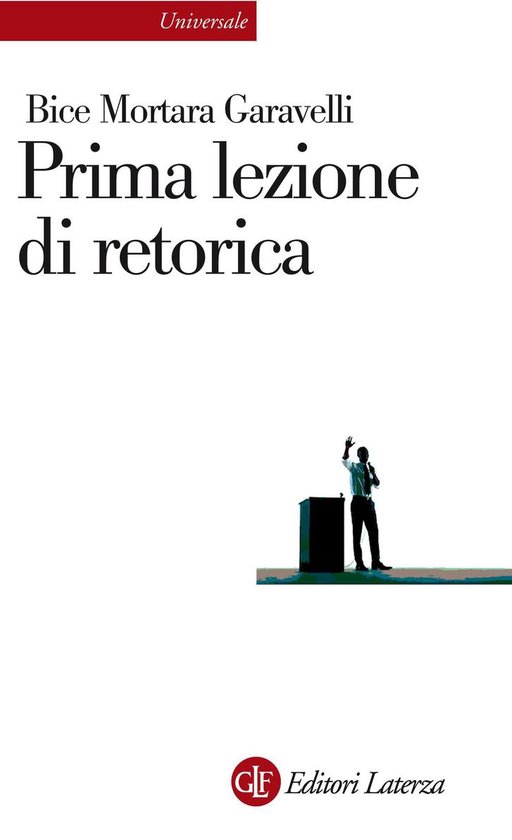 Prima lezione di retorica - cover