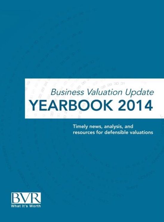 Business Valuation Update Yearbook 2014 - cover