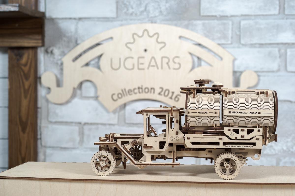 Ugears Modelbouw Hout Mechanische Tanker — afbeelding 16